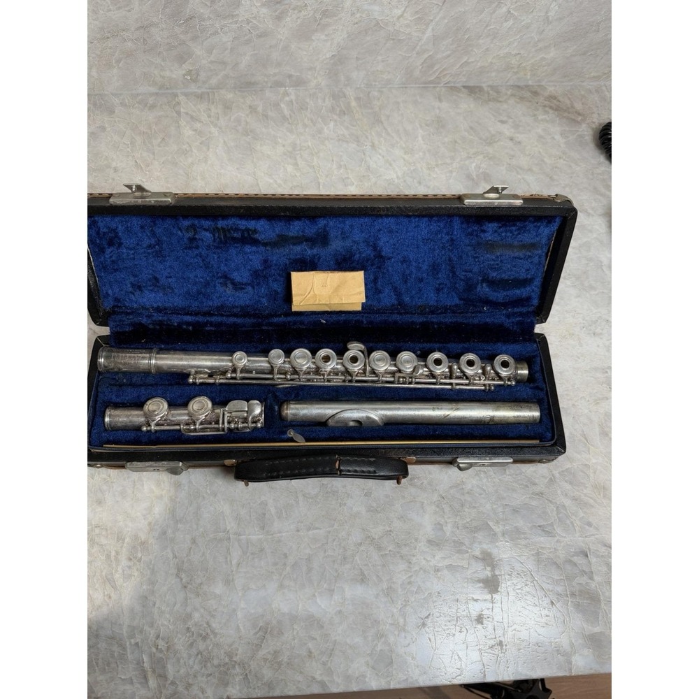 1967 Artley Flute SILVER Headjoint #191615 Elkhart Indiana w/ Case